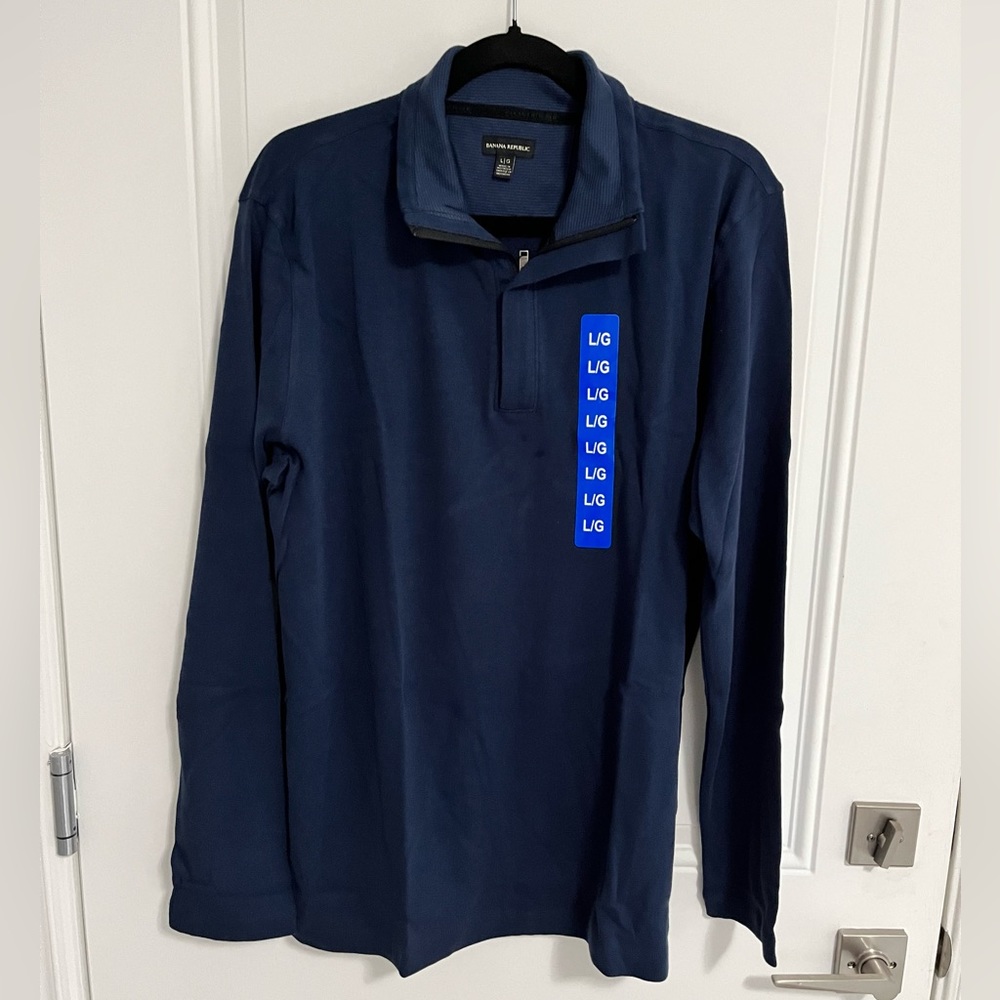 NWT - Banana Republic Men’s 1/4 Zip Sweater - Size L